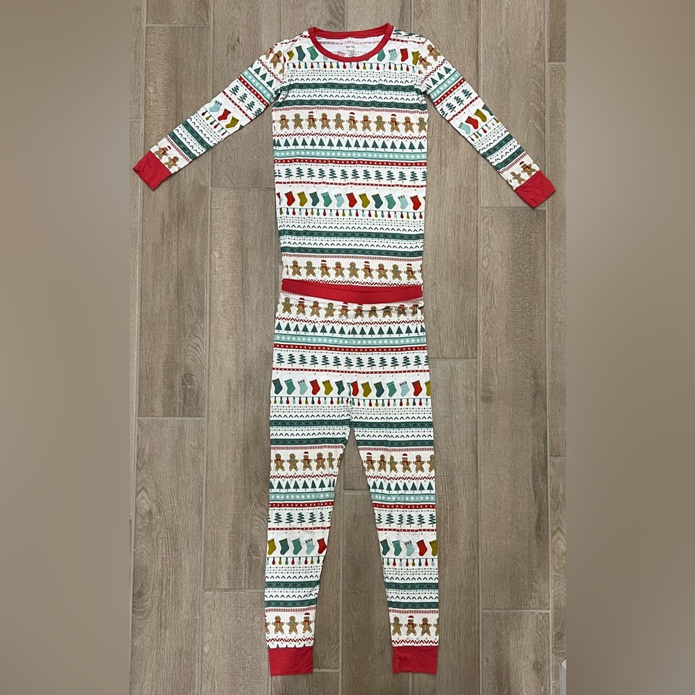 Little Sleepies Fair Isle 2 Piece Pajama Set, Kids Size 12-14